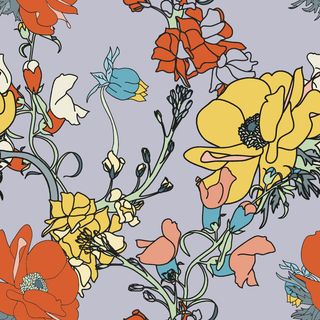 花卉唯美手绘花朵面料纹理手机壳布料面料印花服装矢量图案素材