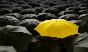 各种彩色雨伞创意高清图片
