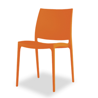椅子橘色塑料少儿兴趣班
