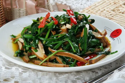 9豆干炒韭菜-369饼庄