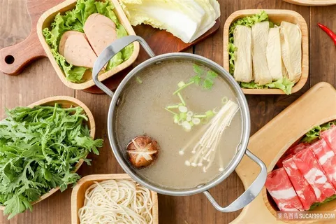 清汤小火锅单人食用图片 清汤小火锅单人食用图片