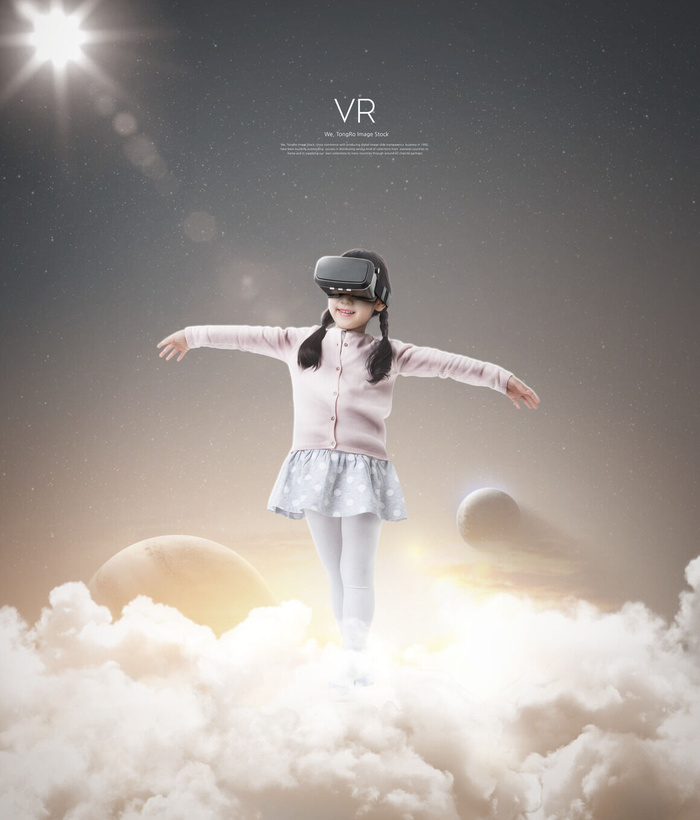 科技星球太空VR海报