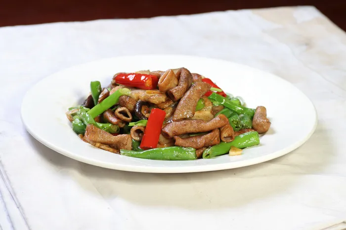 18小炒鸵鸟肠-正定江苏饭店