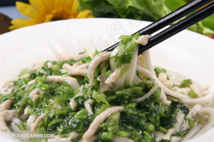 中华美食丝面1实拍摄影图