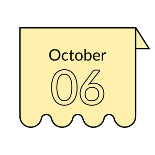 日期样式标签  免抠 