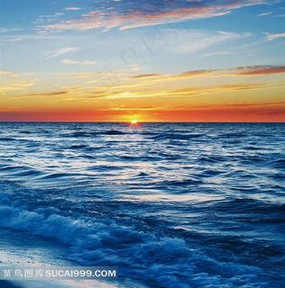 海上日出风光高清图片