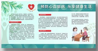 预防心血管病健康教育宣传展板