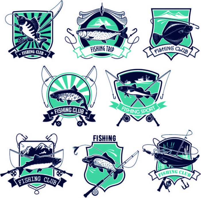 免抠钓鱼俱乐部标签
