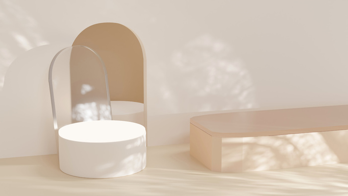 电商产品3D立体背景图主图场景 