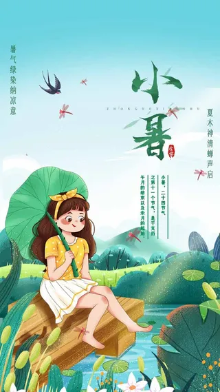 小暑 小暑活动海报
