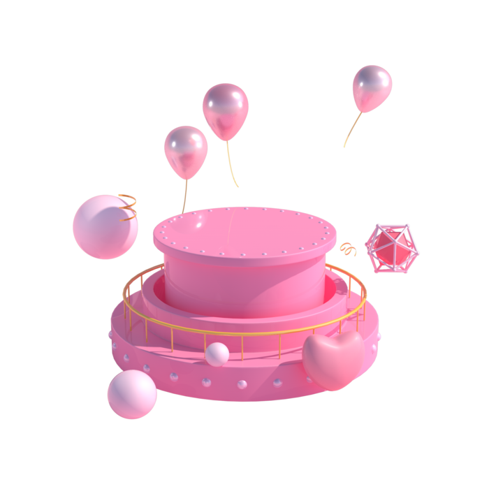 展台素材免扣产品蓝色展示台PNG