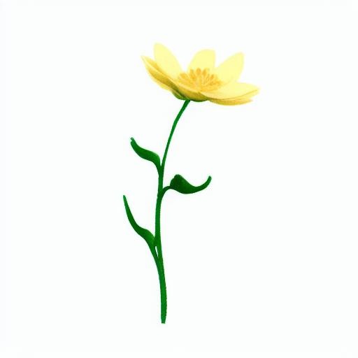黄色花束免扣元素