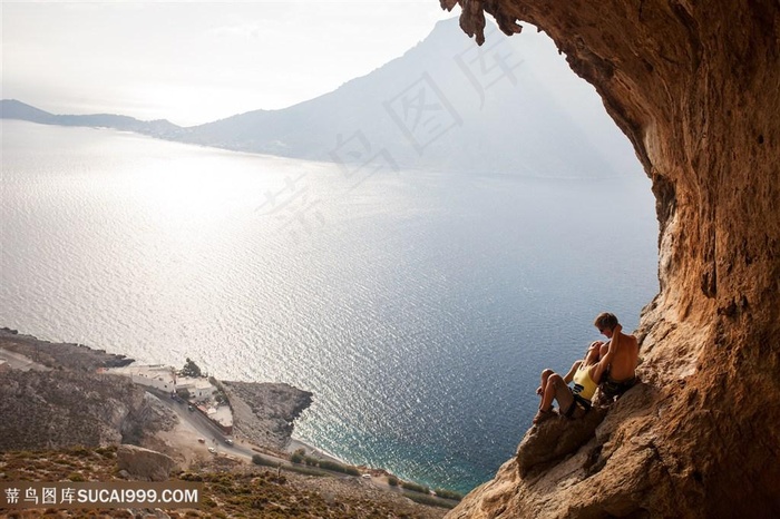 户外登山人物高清图