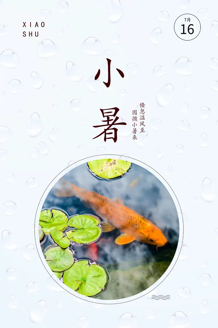 小暑 海报 广告设计psd模版下载