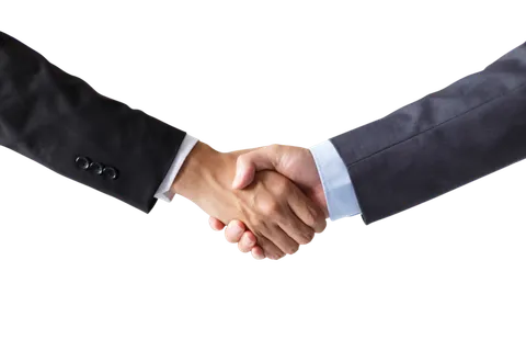 握手的商务人士免扣素材