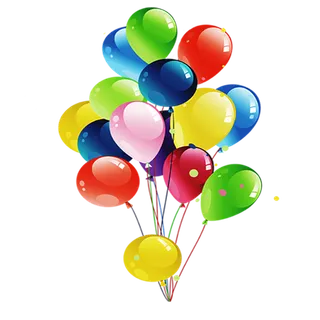 一束气球立体