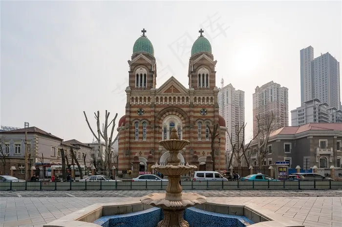 古老的天主教堂素材图
