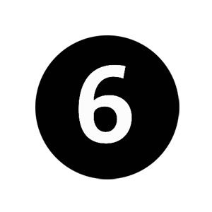 数字 6免抠(300x300)