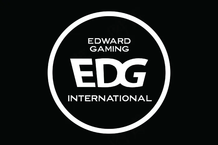 英雄联盟EDG战队队旗cdr矢量模版下载
