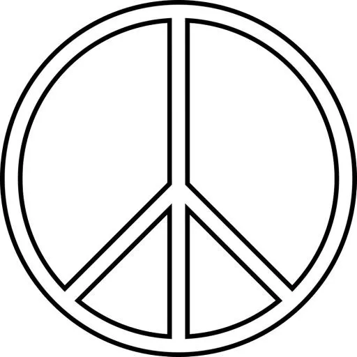 和平符号 PNG免抠(1000x1000)