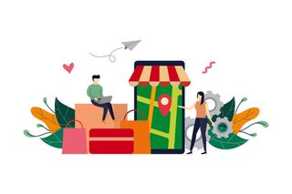 扁平化人物场景办公互联网等距ai矢量设计网页海报UI素材插画