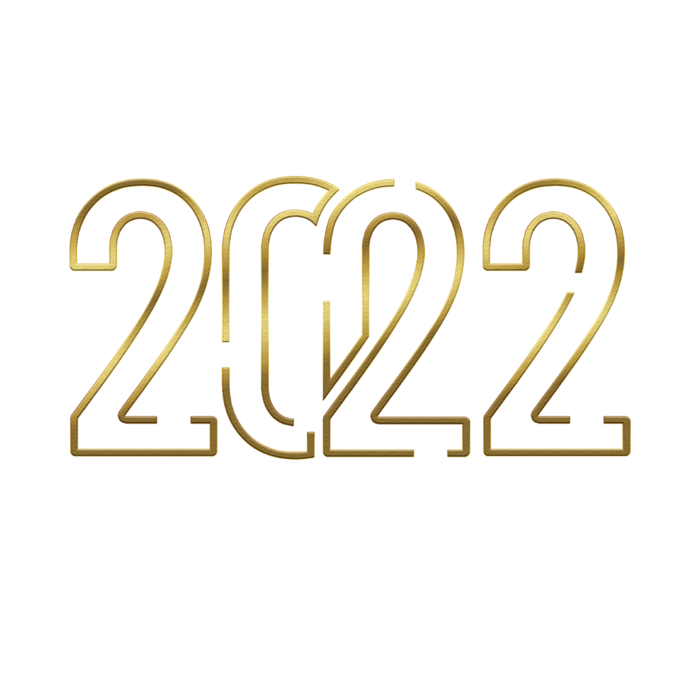 2022新年艺术创意字体虎年3D立体标题数字文字png免抠字素材