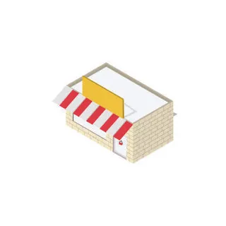 分析图素材图标集合景观建筑立面插画场景AI矢量图形设计