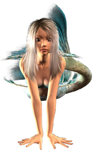 14 (6)免抠 设计 元素 二次元 美人鱼