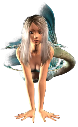 14 (6)免抠 设计 元素 二次元 美人鱼