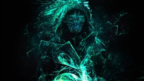 绿色魔法骷髅人 绿色魔法骷髅人