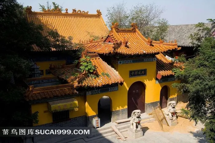 济南千佛山万佛洞建筑摄影素材