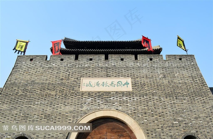 中国春秋淹城城楼