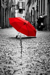 下雨天打着伞高清摄影图片 下雨天打着伞高清摄影图片