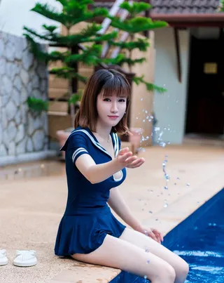 摄影图片人物美女模特照片