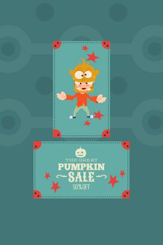 万圣节小鬼捣蛋儿童矢量插画扁平