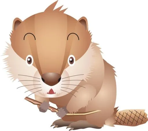 海狸 PNG免抠(1259x1122)