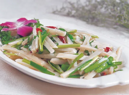 0911XC-455韭菜炒藕条 0911XC-455韭菜炒藕条