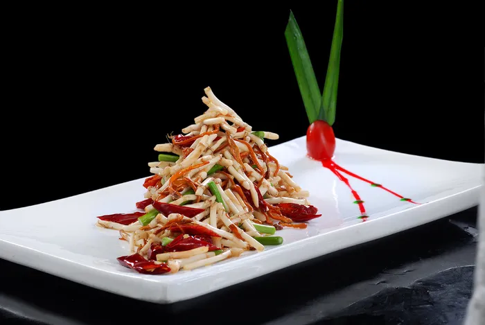 XCXC0411虫草花炒折耳根