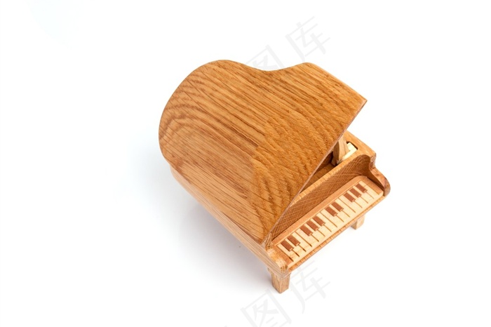 精美的木质钢琴素材图