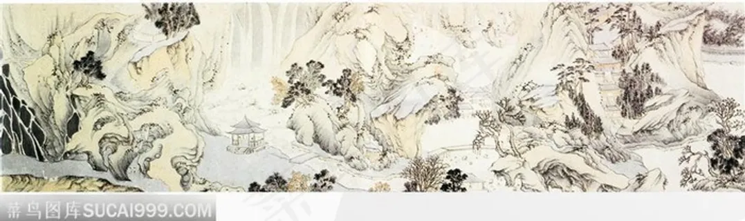 万壑争流图 万壑争流图