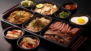 牛肉拉面外卖美食摄影