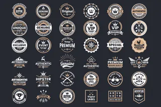 手绘Logo标志素材