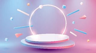 电商产品展示台样机素材