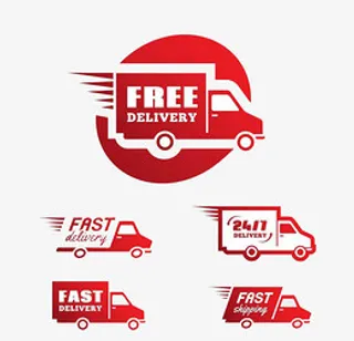 快速送达快递标签