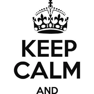 保持冷静 PNG免抠