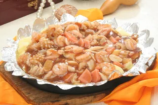 铁板三鲜豆腐22元