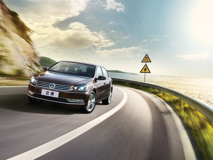 大众汽车山路越野超高清图