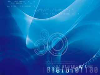 蓝色背景 蓝色展板 科技展板背景