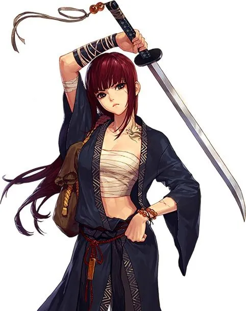 动漫女孩 PNG免抠(482x609)