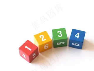 儿童数字方块积木图片